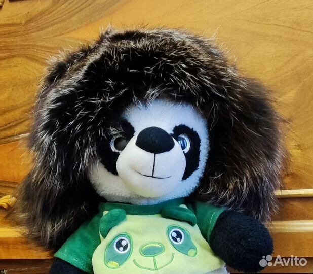 Шапка-ушанка из натурального меха