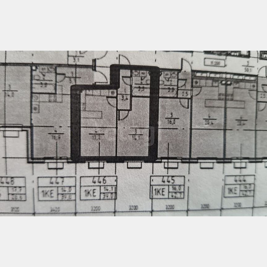 1-к. квартира, 39 м², 5/24 эт.