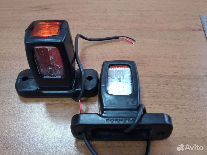 Фонари К-кт из 2 шт габаритные (рожки) на Прицеп