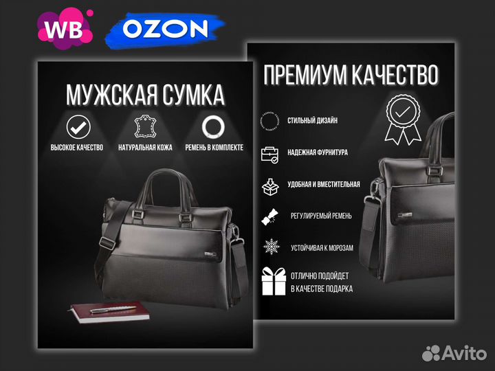 Инфографика карточек для маркетплейсов. Съёмка