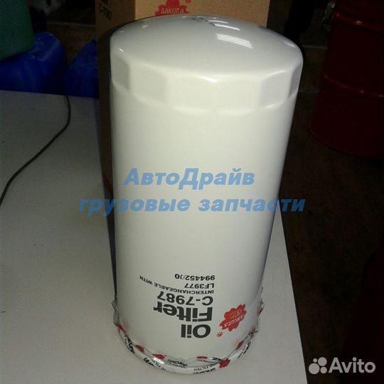 Фильтр масляный OC474 Iveco cursor M30*2 H228.5мм