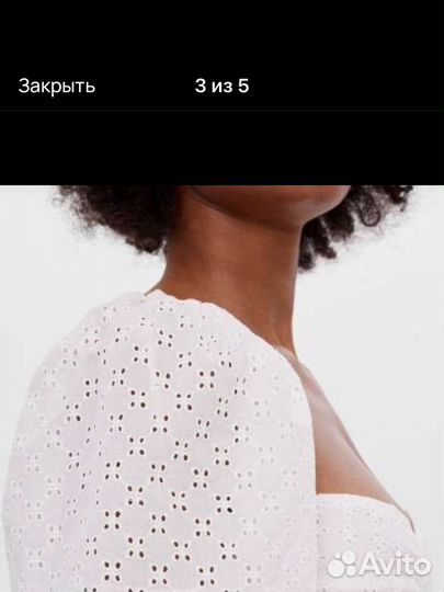 Платье хлопок Bershka xs-s