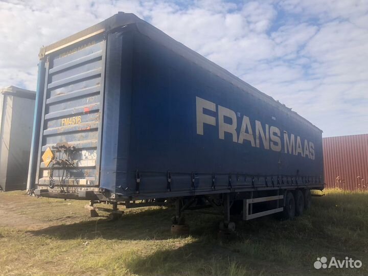 Полуприцеп шторно-бортовой Fruehauf T34CGN, 1992