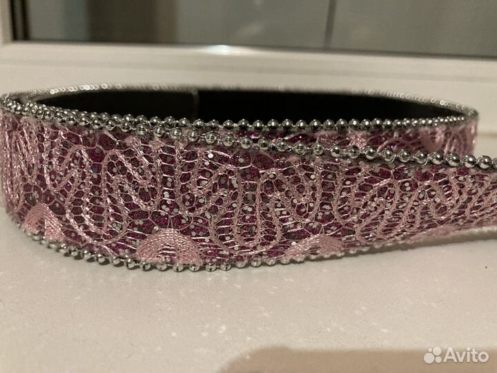 Ремень женский со стразами