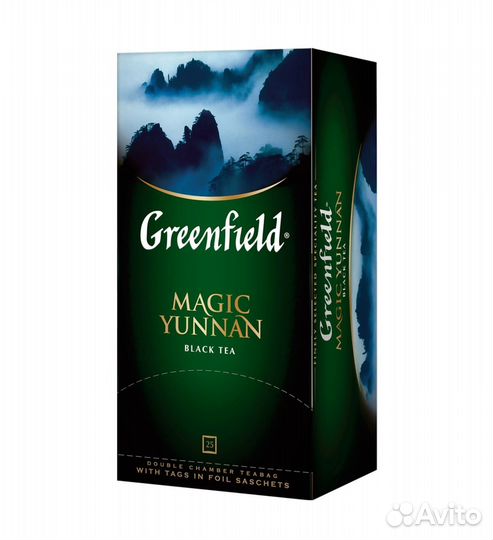 Чай Greenfield Magic Yunnan Китайский Чёрный 25пак