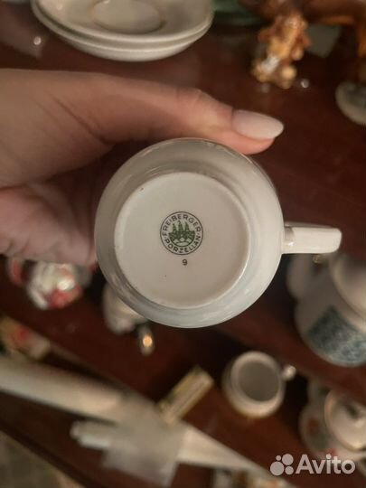 Сервиз кофейный Freiberger Porzellan (ГДР)