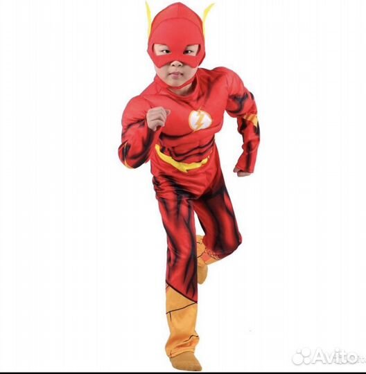 Карнавальный костюм супергероя Флэш Flash