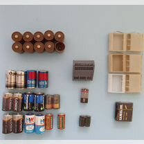 Переходник для батареек,батарейки, зарядное, СССР