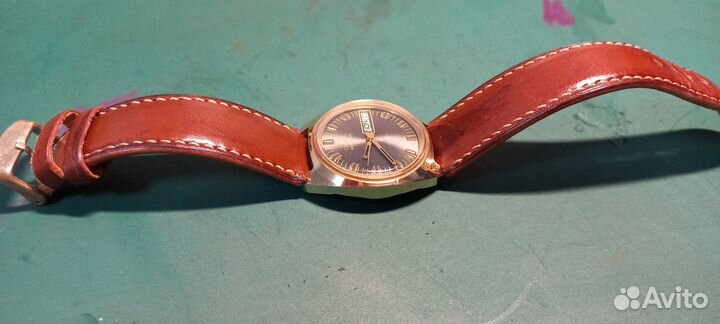 Часы СССР позолоченые