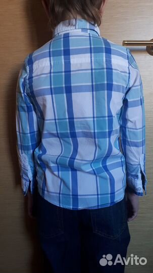 Рубашка для мальчика длинным рукавом,р. 104