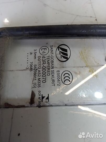 Стекло двери заднее левое глухое (Lifan X60)