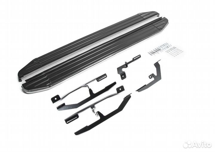 Пороги Подножки Kia Soul 2017-2019 