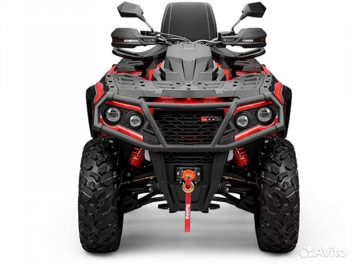 Квадроцикл Odes ATV650 двухместный красный