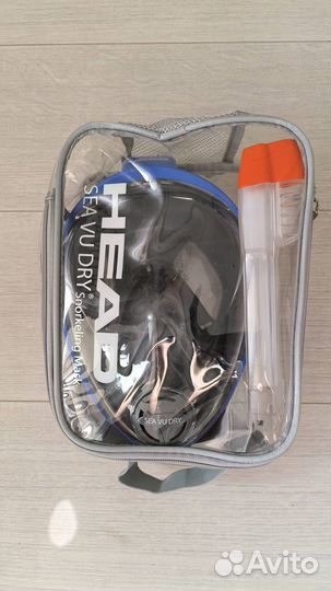 Маска полнолицевая для снорклинга Head Sea VU Dry