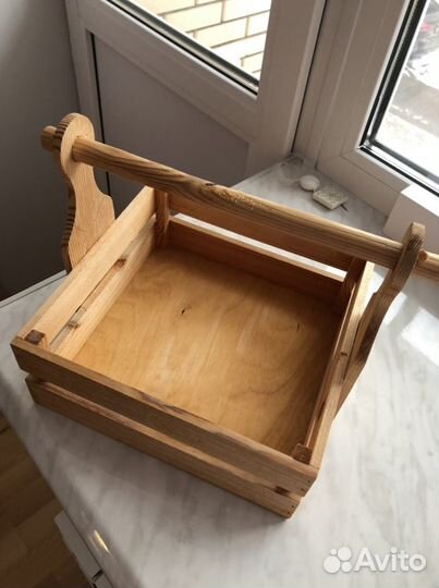 Деревянный ящик декоративный для цветов