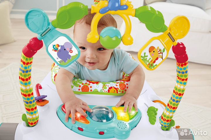 Портативное кресло-прыгунки Джунгли Fisher-Price