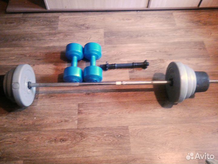 Штанга и гантели