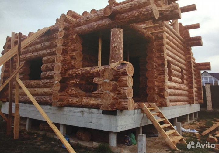 Фундамент на ж/б сваях.Забивка ж/б свай