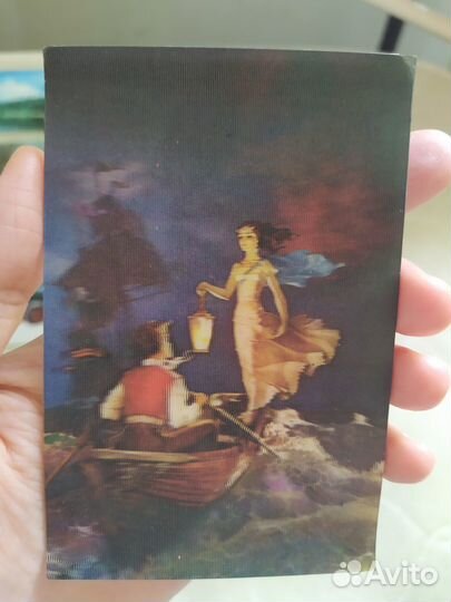 Пластиковые календарики, стерео, 1979-2000