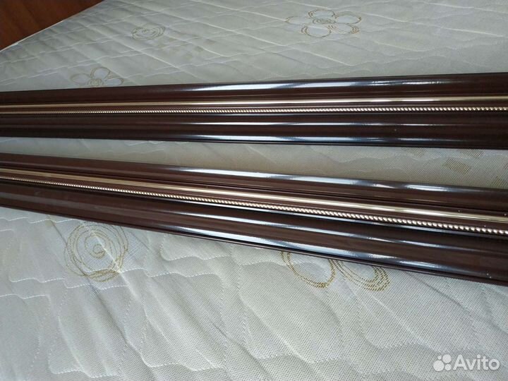 Карниз для штор метал. трехрядный 3 м