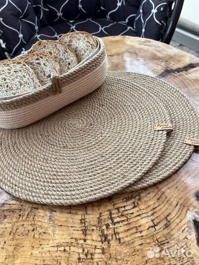 Салфетка из джута для сервировки, плейсмат