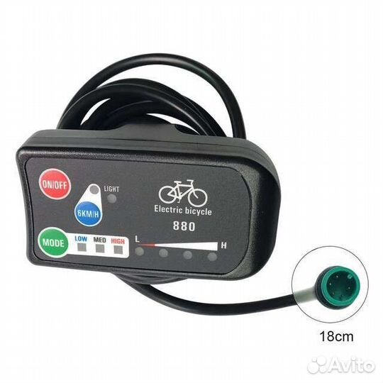 Дисплей Led 880 для электровелосипеда
