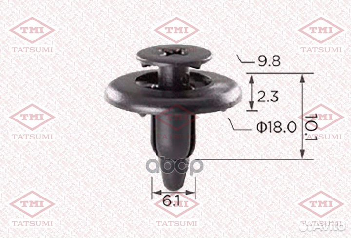 Nsii0024385600 Клипса автомобильная 0,035 TJB11