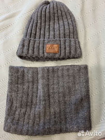 Шапка зимняя и снуд 52/54