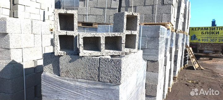 Блоки керамзитобетонные керамзитные шлакоблоки аг