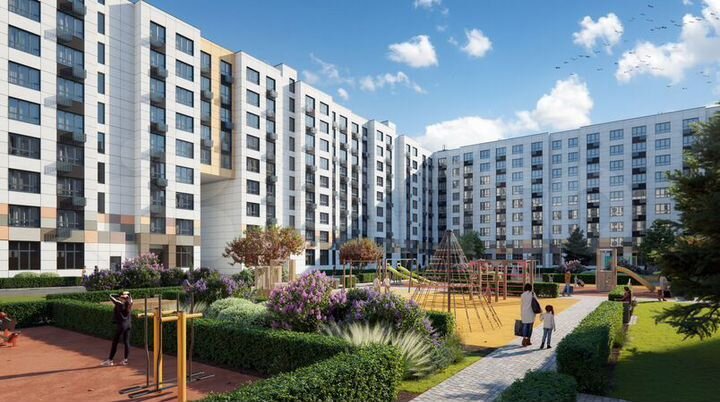 2-к. квартира, 48,6 м², 6/9 эт.