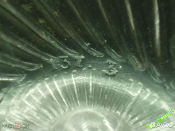 Ваза для варенья русское стекло. Конец 19 века