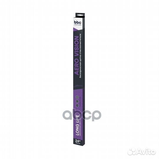 Щетка стеклоочистителя бескаркасная 600мм 