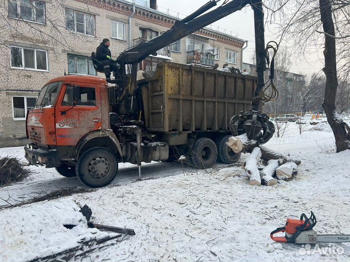 Расчистка участков,снос деревьев/с ндс/поросль/пни