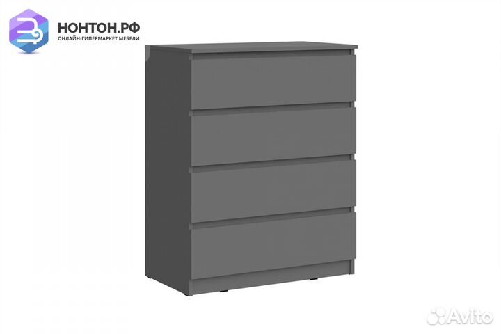 Комод Челси с 4-мя ящиками графит