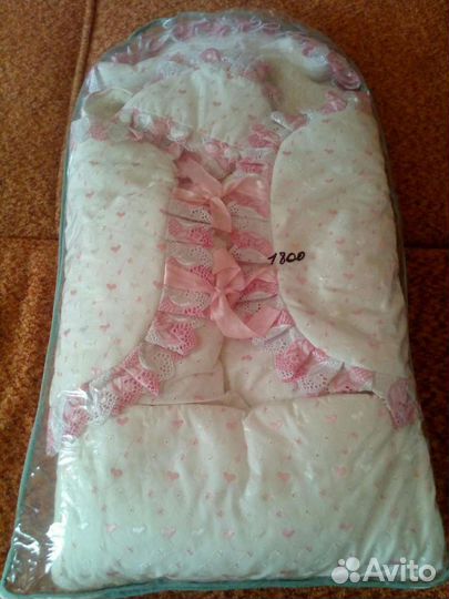 Конверт на выписку для девочки зима