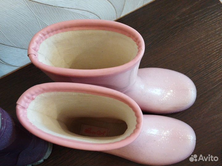 Резиновые сапоги для девочки 32