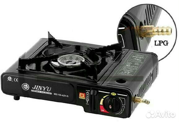 Плита газовая с переходником в кейсе