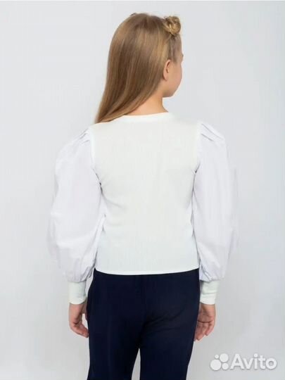 Новая школьная блузка на 134-140 и 146-152