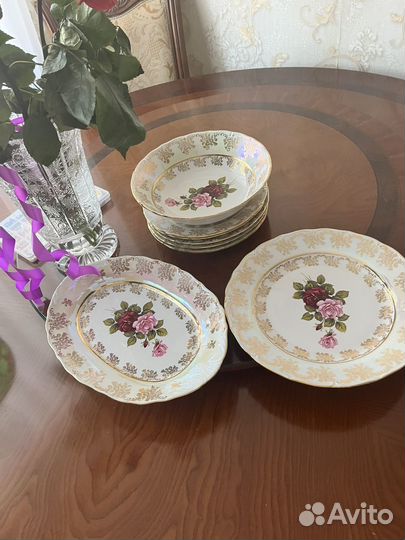 Столовый набор Перламутровая Роза,Чеш.Респб. Epiag