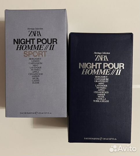 Zara night pour homme II sport 100 ML,Tobacco