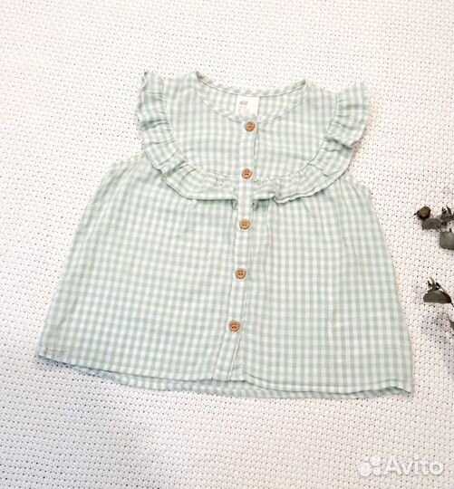 Одежда пакетом для девочки 74-80, 6 шт