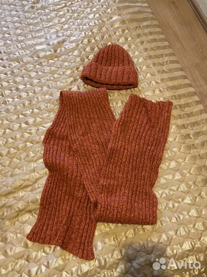 Комплект шапка и шарф