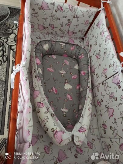 Детская кроватка, бортики, кокон