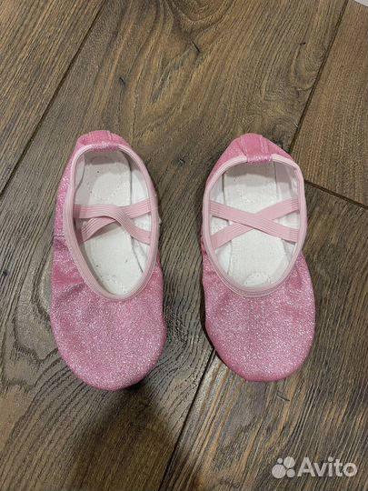 Чешки для танцев и гимнастики розовые 28 размер