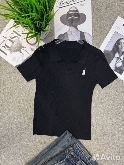 Ждемпер поло женский вязаный Polo Ralph Lauren