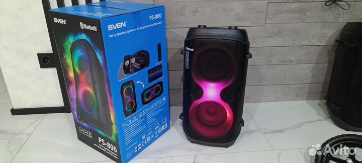 Активные колонки sven ps800.100 ват