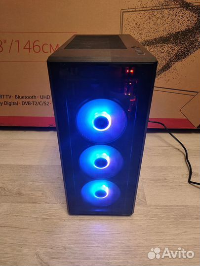 Игровой пк Ryzen 5500/RTX 3060/16Gb/SSD 120Gb+HDD