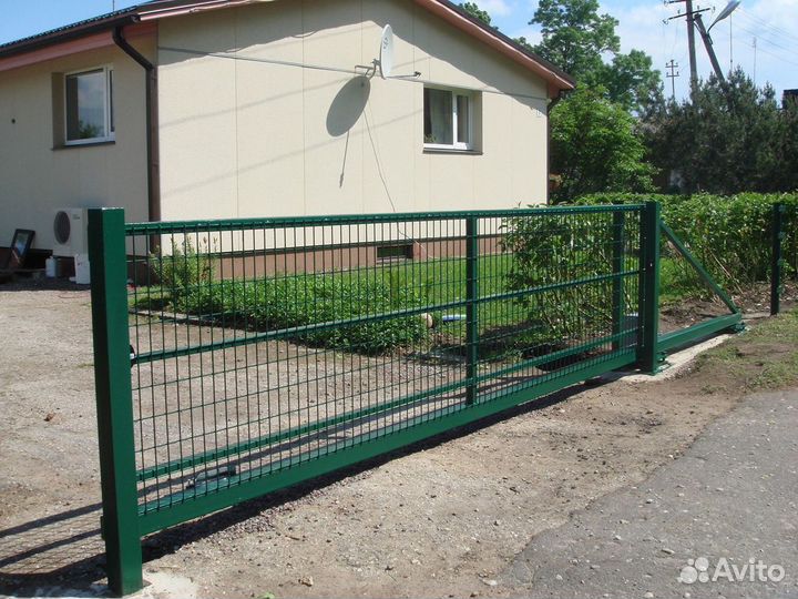 Откатные ворота Сдвижные