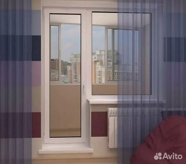 Балконный блок с завода