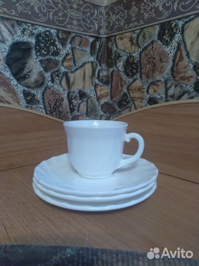 Кофейная пара стеклокерамика Luminarc, Франция